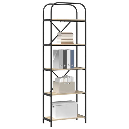 vidaXL Bücherregal Sonoma-Eiche 60 x 30 x 183 cm Holzwerkstoff
