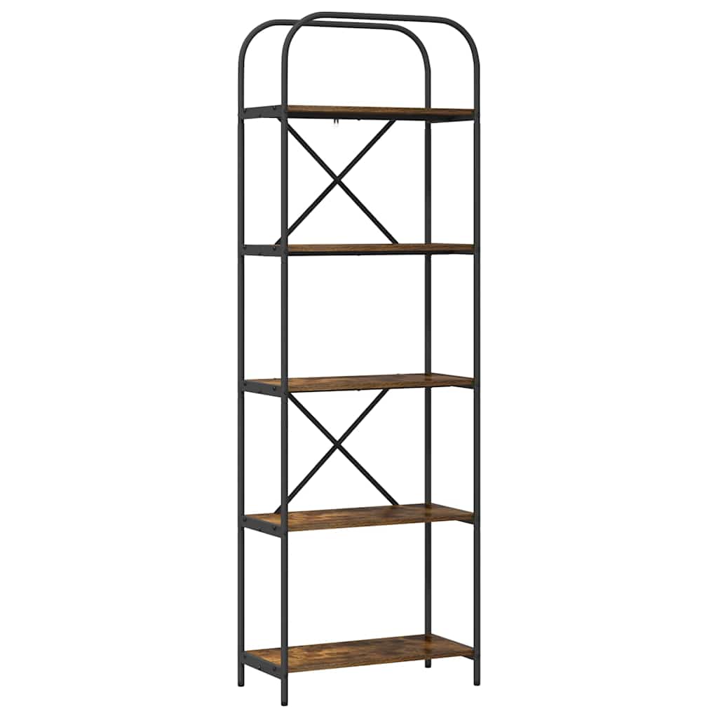 Bücherregal Geräucherte Eiche 60 x 30 x 183 cm Holzwerkstoff