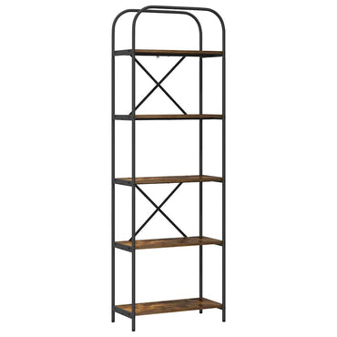 vidaXL Bücherregal Geräucherte Eiche 60 x 30 x 183 cm Holzwerkstoff