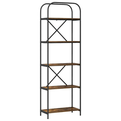 Bücherregal Geräucherte Eiche 60 x 30 x 183 cm Holzwerkstoff