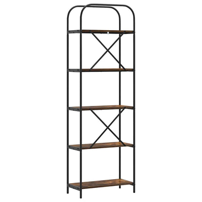 Bücherregal Geräucherte Eiche 60 x 30 x 183 cm Holzwerkstoff