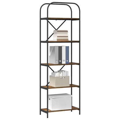 Bücherregal Geräucherte Eiche 60 x 30 x 183 cm Holzwerkstoff