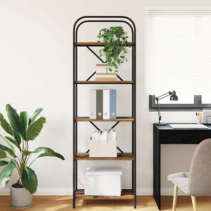 vidaXL Bücherregal Altholz 60 x 30 x 183 cm Holzwerkstoff