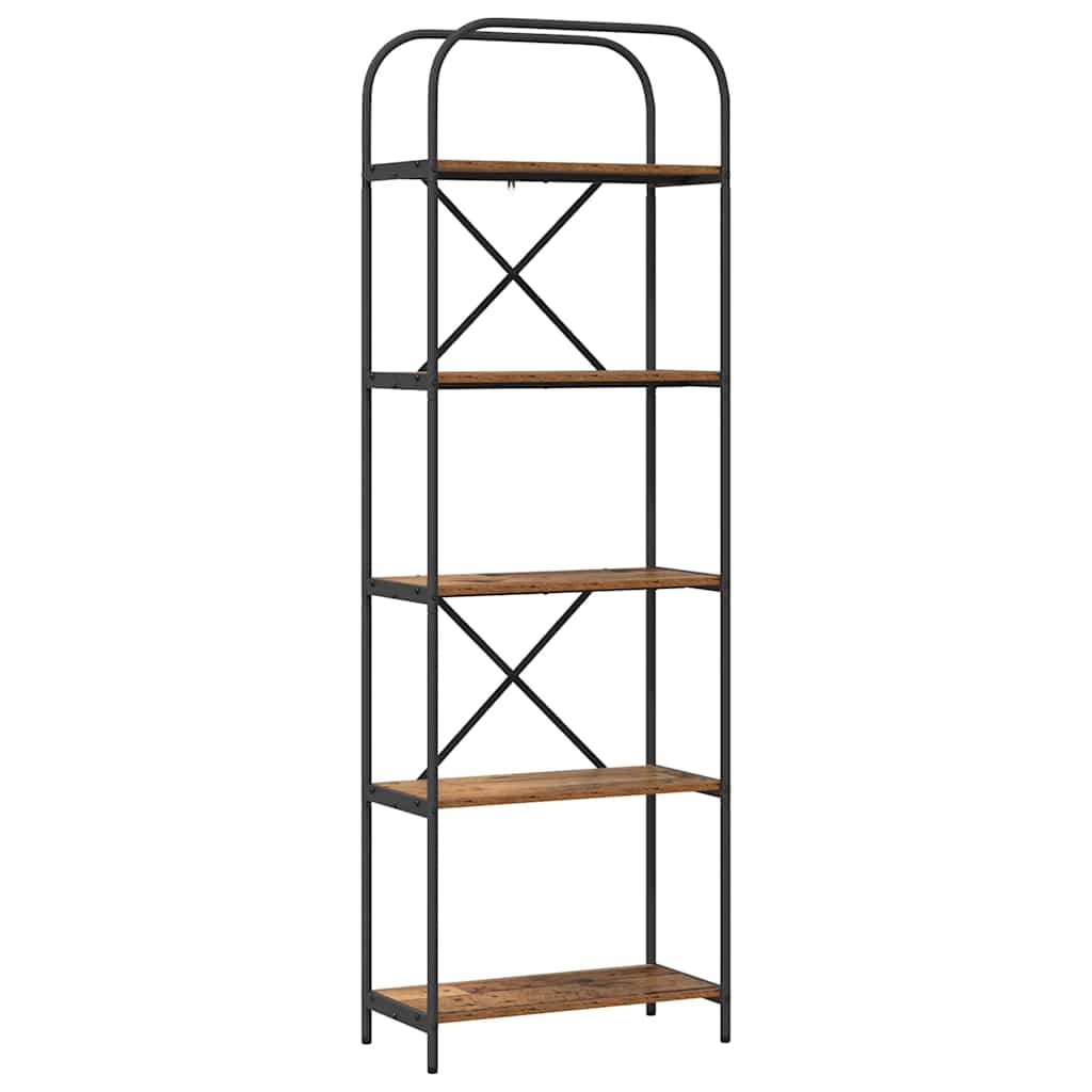 vidaXL Bücherregal Altholz 60 x 30 x 183 cm Holzwerkstoff