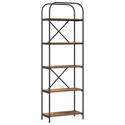 vidaXL Bücherregal Altholz 60 x 30 x 183 cm Holzwerkstoff