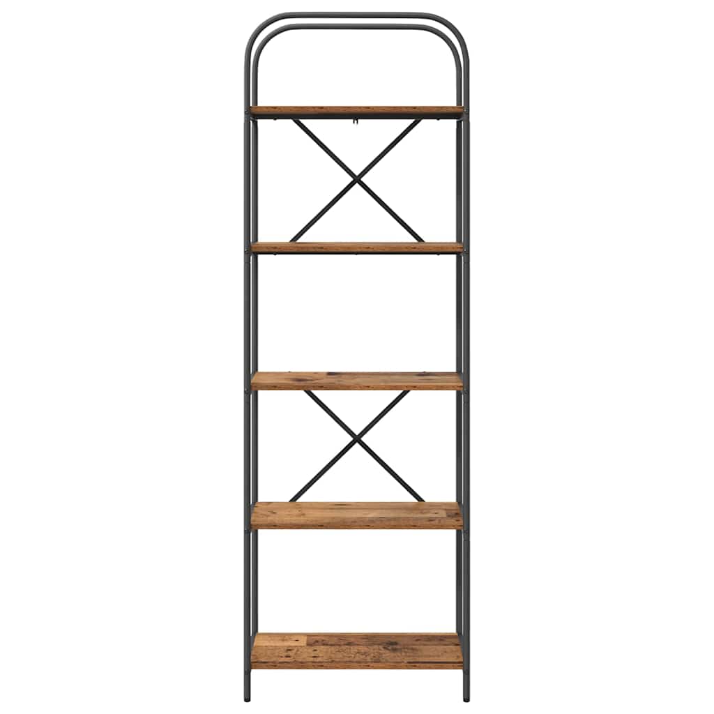 vidaXL Bücherregal Altholz 60 x 30 x 183 cm Holzwerkstoff