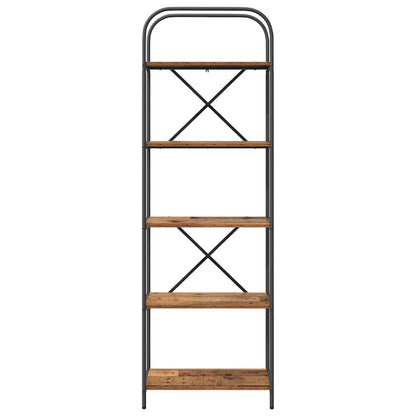 vidaXL Bücherregal Altholz 60 x 30 x 183 cm Holzwerkstoff