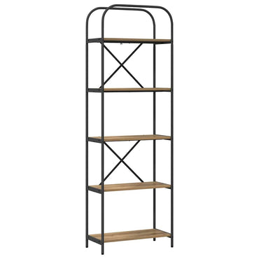 vidaXL Bücherregal Artisan-Eiche 60 x 30 x 183 cm Holzwerkstoff