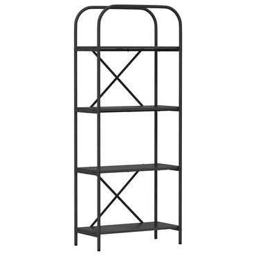 vidaXL Bücherregal Schwarz Eichen-Optik 60 x 30 x 146 cm Holzwerkstoff