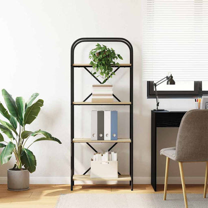 Bücherregal Sonoma-Eiche 60 x 30 x 146 cm Holzwerkstoff