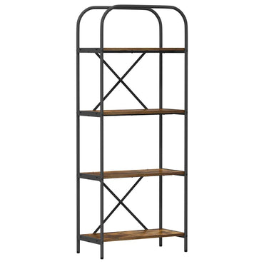 vidaXL Bücherregal Geräucherte Eiche 60 x 30 x 146 cm Holzwerkstoff