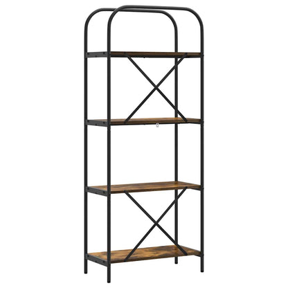 vidaXL Bücherregal Geräucherte Eiche 60 x 30 x 146 cm Holzwerkstoff