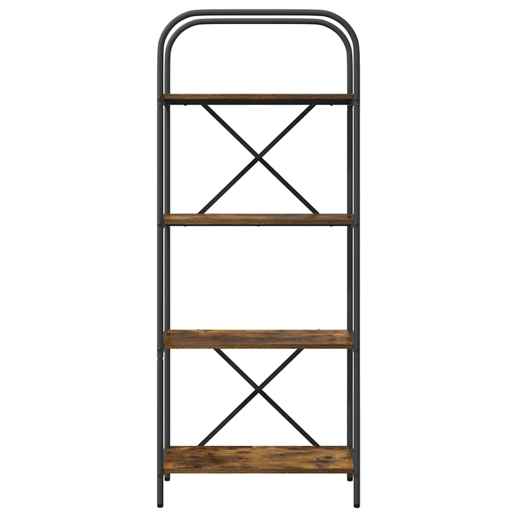 vidaXL Bücherregal Geräucherte Eiche 60 x 30 x 146 cm Holzwerkstoff