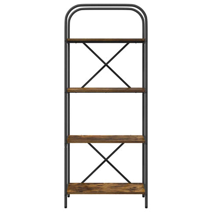vidaXL Bücherregal Geräucherte Eiche 60 x 30 x 146 cm Holzwerkstoff
