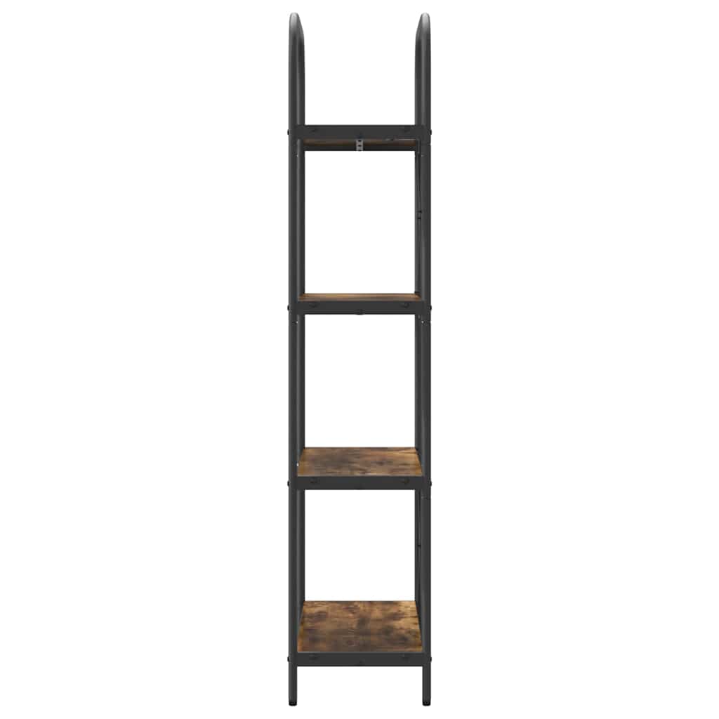 vidaXL Bücherregal Geräucherte Eiche 60 x 30 x 146 cm Holzwerkstoff