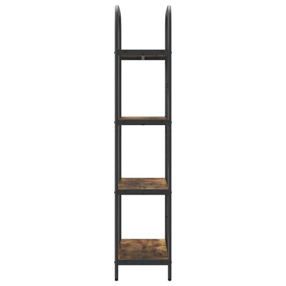 vidaXL Bücherregal Geräucherte Eiche 60 x 30 x 146 cm Holzwerkstoff