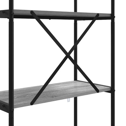 vidaXL Bibliothèque gris Sonoma 60 x 30 x 146 cm Aggloméré