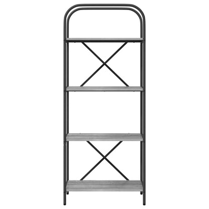vidaXL Bibliothèque gris Sonoma 60 x 30 x 146 cm Aggloméré