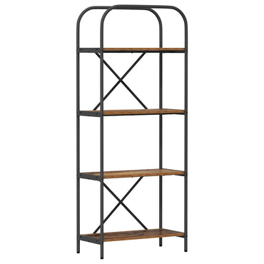vidaXL Bibliothèque en bois de récupération 60 x 30 x 146 cm Bois d'ingénierie