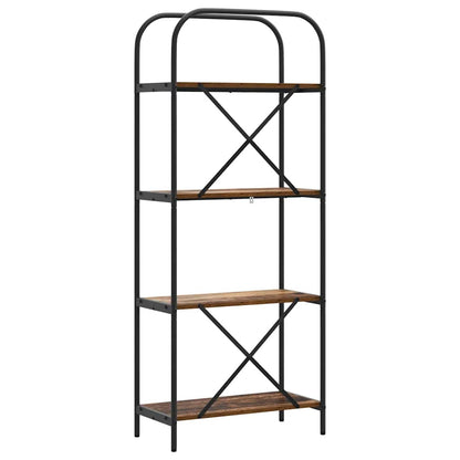 vidaXL Bibliothèque en bois de récupération 60 x 30 x 146 cm Bois d'ingénierie