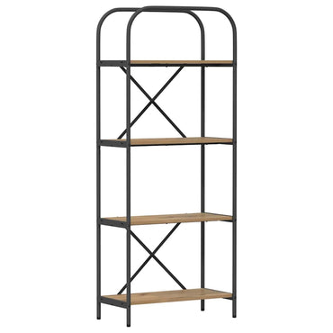 vidaXL Bibliothèque chêne artisan 60 x 30 x 146 cm bois d'ingénierie