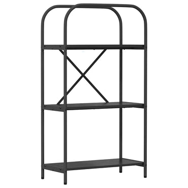 vidaXL Étagère à livres Noir effet chêne 60 x 30 x 109 cm Bois d'ingénierie