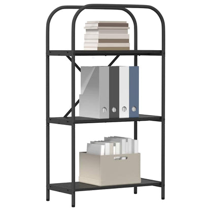 vidaXL Étagère à livres Noir effet chêne 60 x 30 x 109 cm Bois d'ingénierie