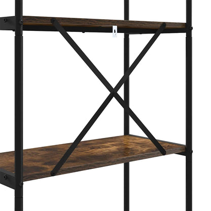 vidaXL Bibliothèque Chêne fumé 60 x 30 x 109 cm Bois d'ingénierie