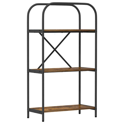 vidaXL Bibliothèque Chêne fumé 60 x 30 x 109 cm Bois d'ingénierie