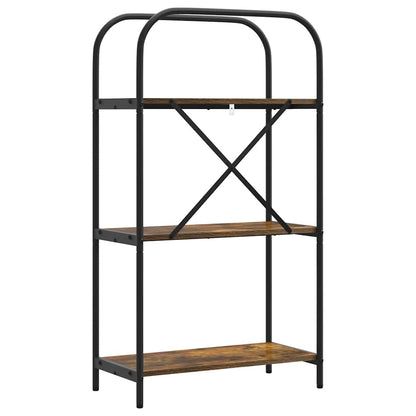 vidaXL Bibliothèque Chêne fumé 60 x 30 x 109 cm Bois d'ingénierie