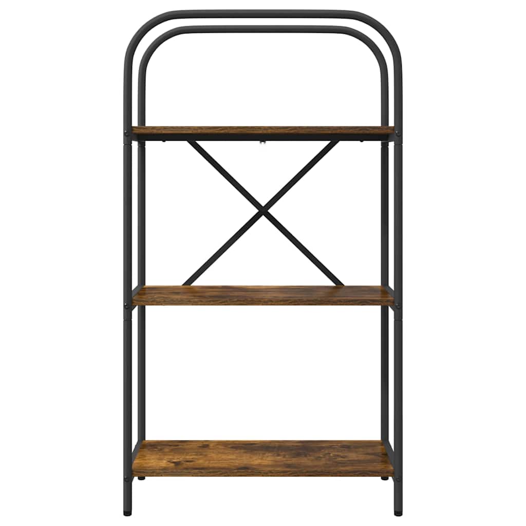 vidaXL Bibliothèque Chêne fumé 60 x 30 x 109 cm Bois d'ingénierie