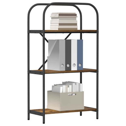 vidaXL Bibliothèque Chêne fumé 60 x 30 x 109 cm Bois d'ingénierie