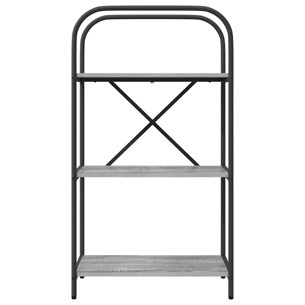 Bücherregal Graues Sonoma 60 x 30 x 109 cm Holzwerkstoff