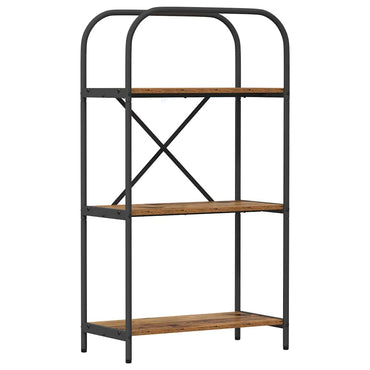 vidaXL Étagère à livres en bois de récupération 60 x 30 x 109 cm Bois d'ingénierie