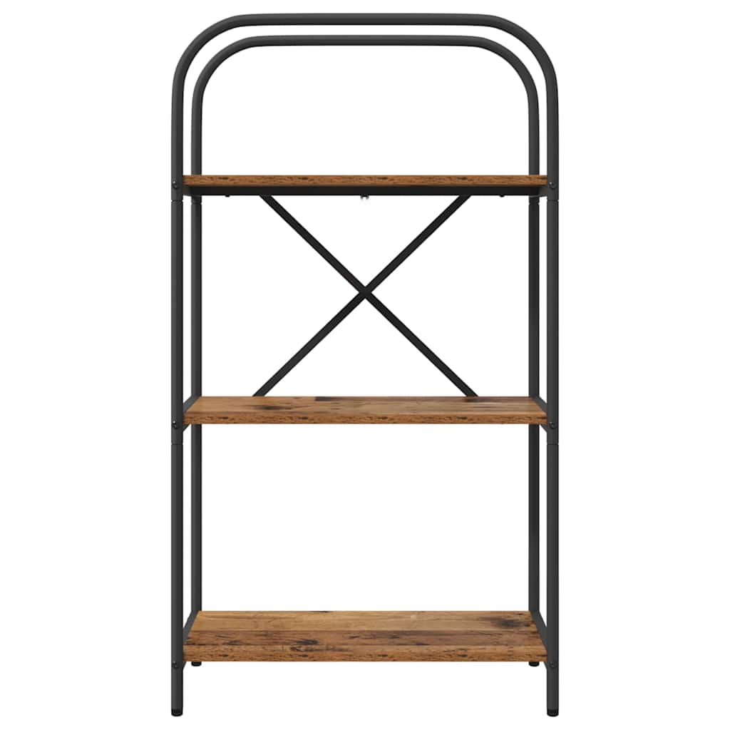 vidaXL Étagère à livres en bois de récupération 60 x 30 x 109 cm Bois d'ingénierie