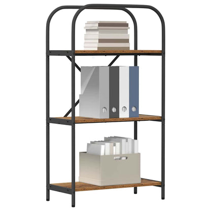 vidaXL Étagère à livres en bois de récupération 60 x 30 x 109 cm Bois d'ingénierie