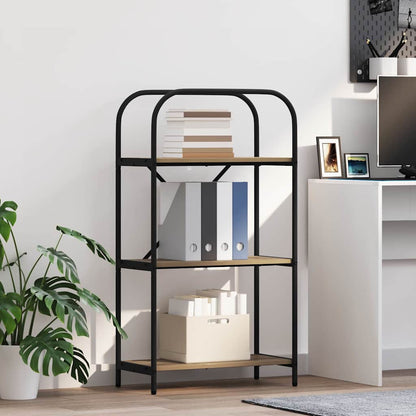 vidaXL Bibliothèque chêne artisan 60 x 30 x 109 cm, bois d'ingénierie
