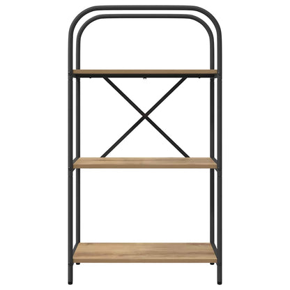 vidaXL Bibliothèque chêne artisan 60 x 30 x 109 cm, bois d'ingénierie