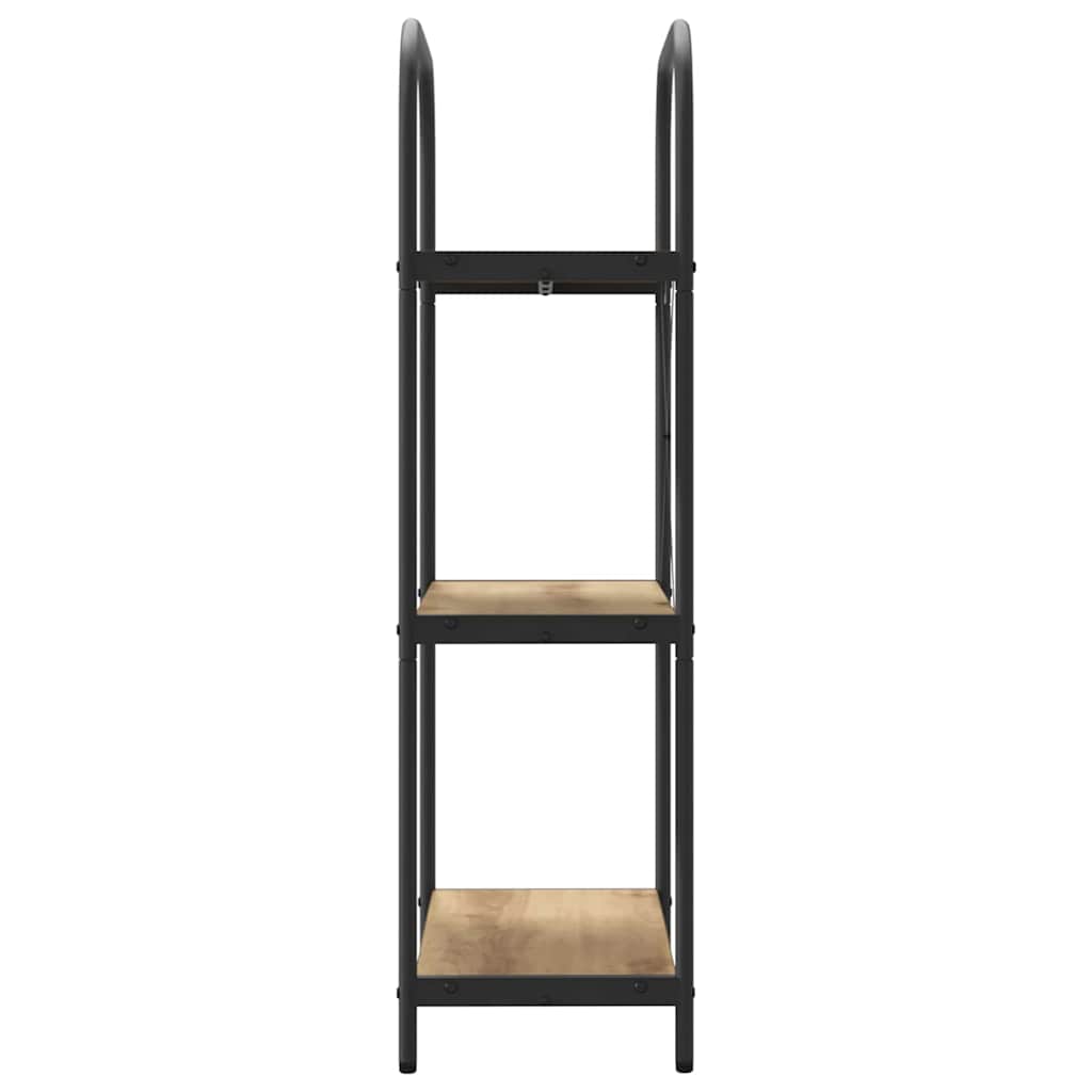 vidaXL Bibliothèque chêne artisan 60 x 30 x 109 cm, bois d'ingénierie