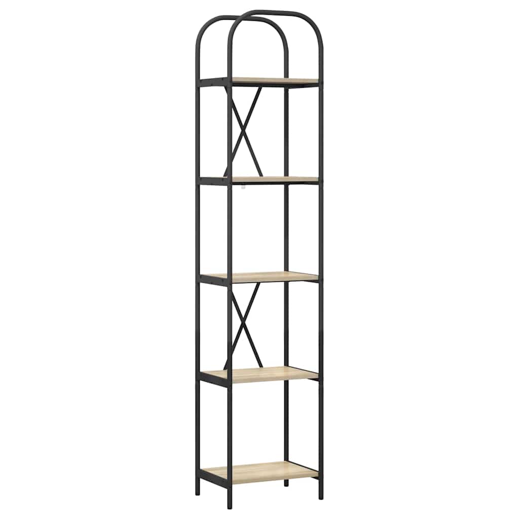 Bücherregal Sonoma-Eiche 40 x 30 x 183 cm Holzwerkstoff