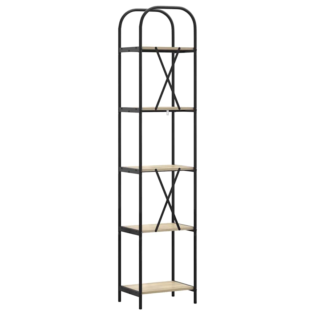 Bücherregal Sonoma-Eiche 40 x 30 x 183 cm Holzwerkstoff