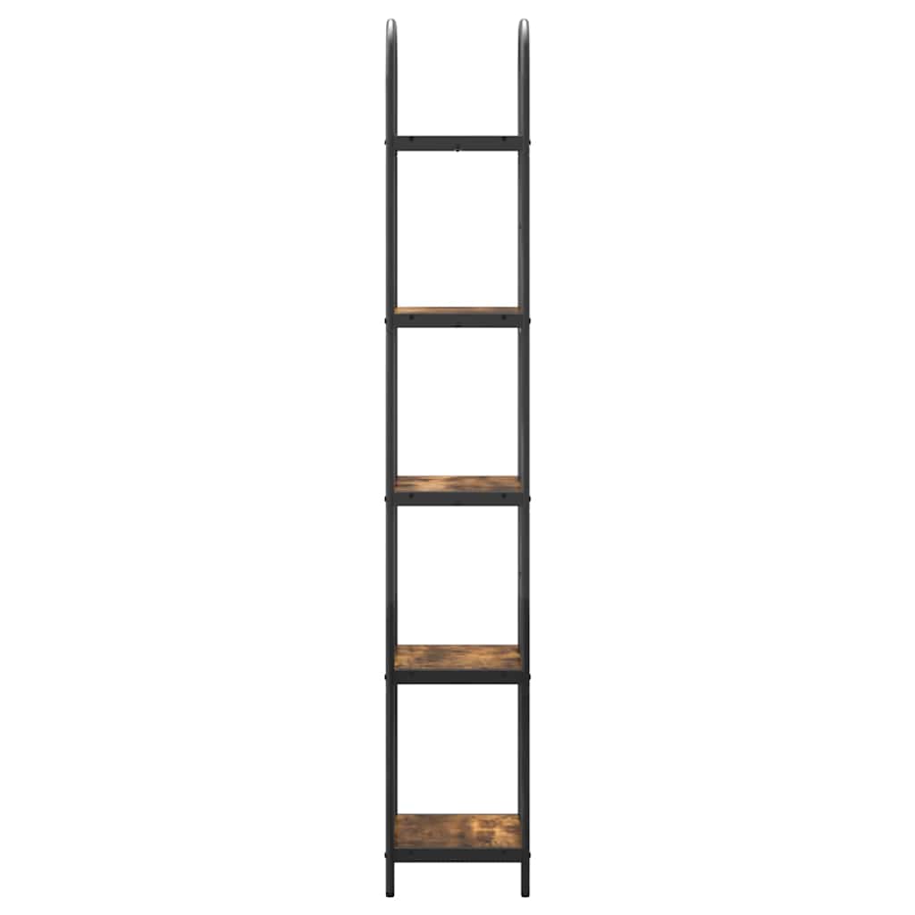 vidaXL Étagère à livres chêne fumé 40 x 30 x 183 cm Aggloméré