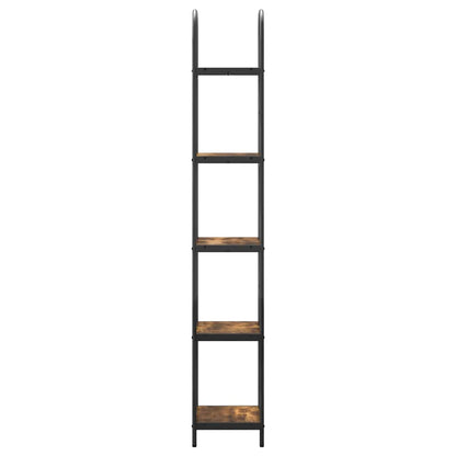 vidaXL Étagère à livres chêne fumé 40 x 30 x 183 cm Aggloméré