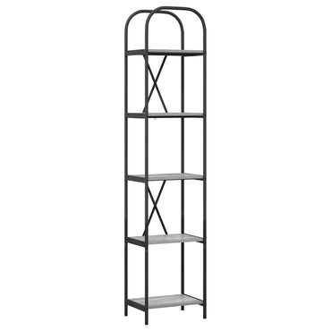 vidaXL Bibliothèque Bois d'ingénierie Gris Sonoma 40 x 30 x 183 cm