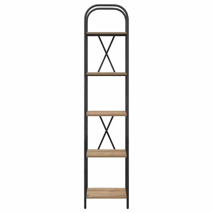 Bücherregal Artisan-Eiche 40 x 30 x 183 cm Holzwerkstoff