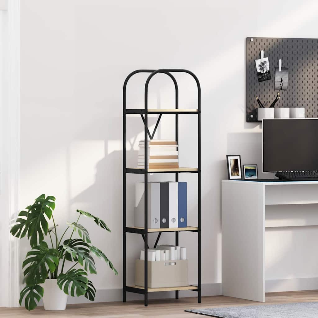 Bücherregal Sonoma-Eiche 40 x 30 x 146 cm Holzwerkstoff