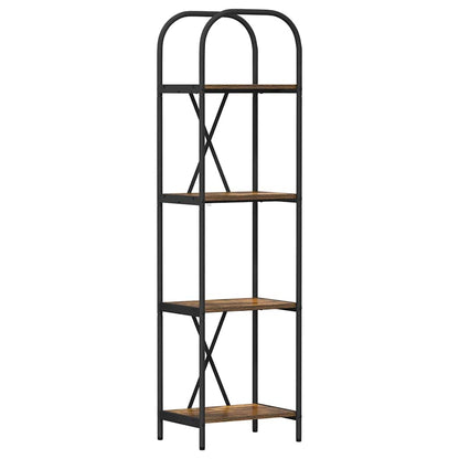 vidaXL Bücherregal Geräucherte Eiche 40 x 30 x 146 cm Holzwerkstoff