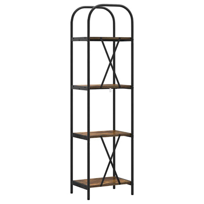 vidaXL Bücherregal Geräucherte Eiche 40 x 30 x 146 cm Holzwerkstoff