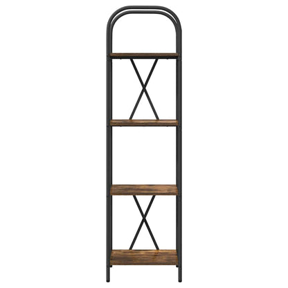 vidaXL Bücherregal Geräucherte Eiche 40 x 30 x 146 cm Holzwerkstoff