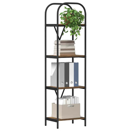 vidaXL Bücherregal Geräucherte Eiche 40 x 30 x 146 cm Holzwerkstoff